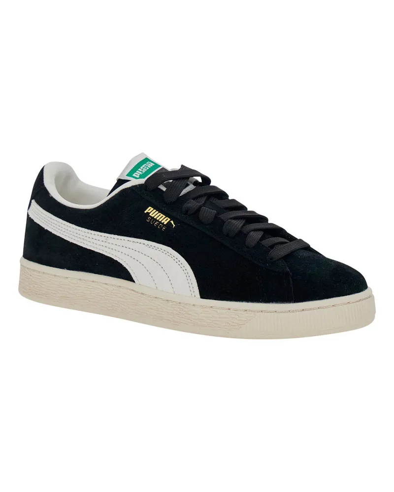 Puma Unisex Sneakers Suede Charles Black And Leather Trainers Black