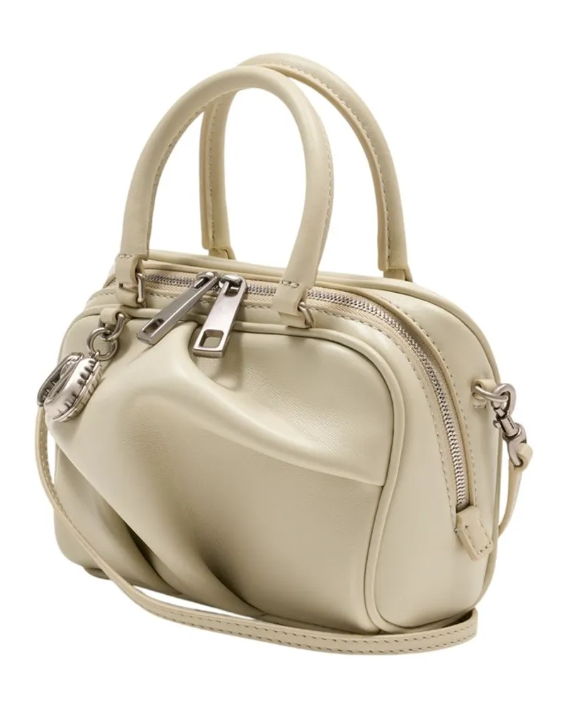Marc Jacobs Women's The Micro Bauletto Purse -  Leather White Lambskin Bags Handbags-Purses White