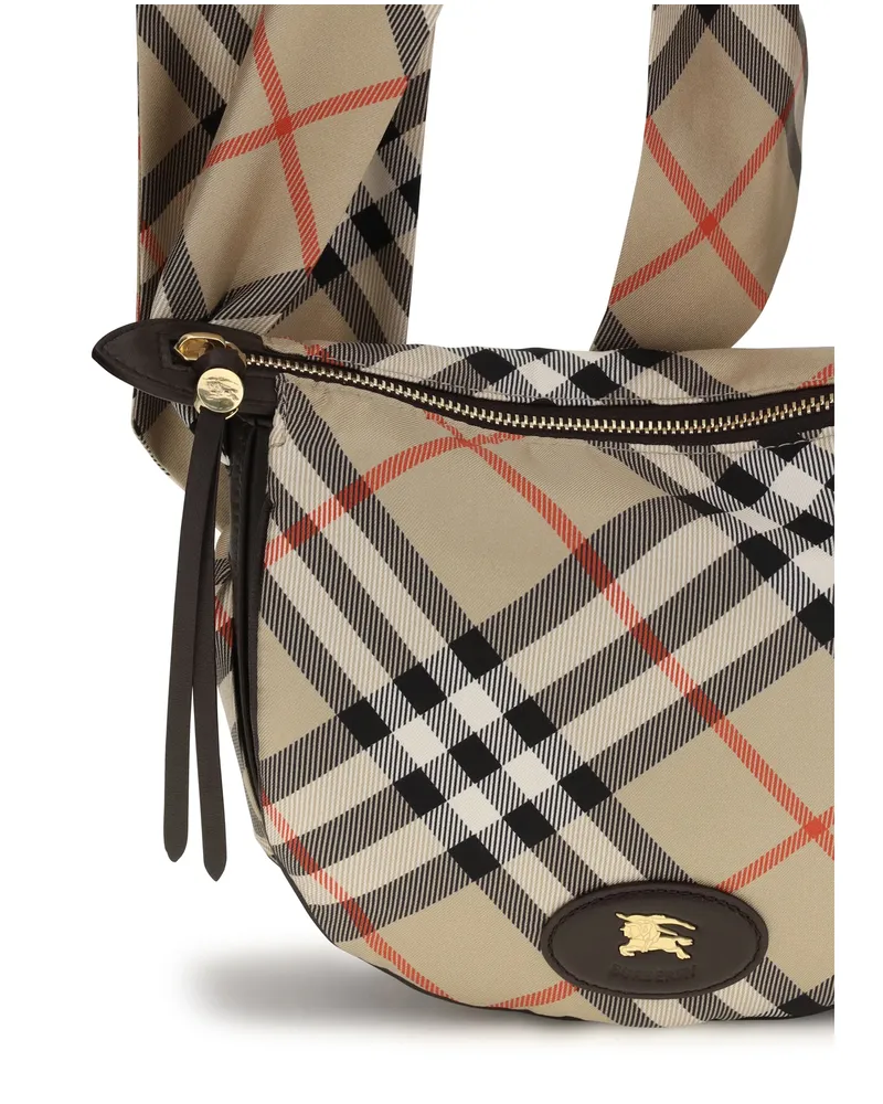 Burberry Ribbon Shoulder Bag — Beige Beige