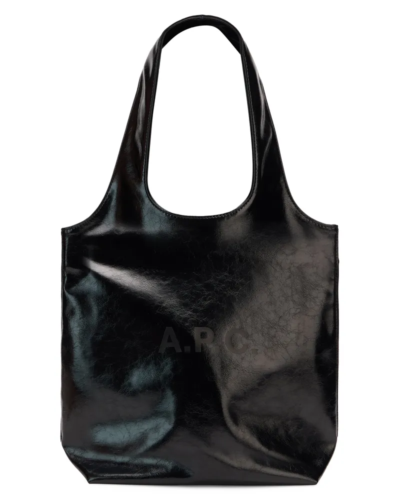 A.P.C. Ninon Synthetic Tote Bag — Black Black