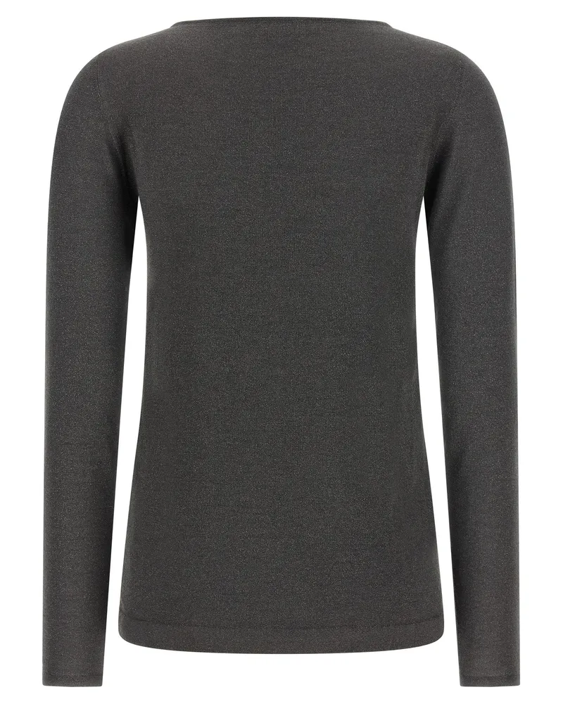 Brunello Cucinelli Women Gray Cashmere Cardigan Clothing Gray