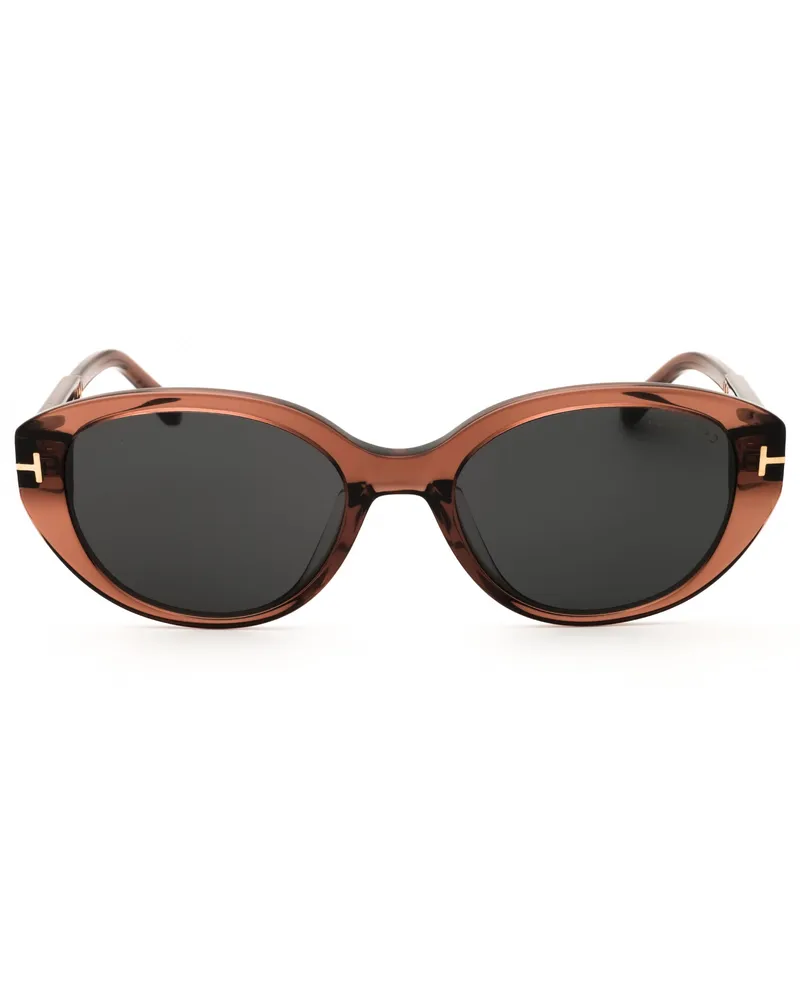 Tom Ford Women's Ft1246-K Sunglasses Brown Brown