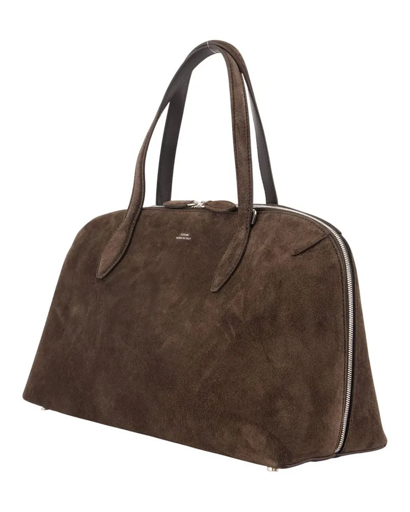 Totême Women's Medium Day Shopper Bag -  Leather Brown Calfskin Totes-Shopping-Bags Brown