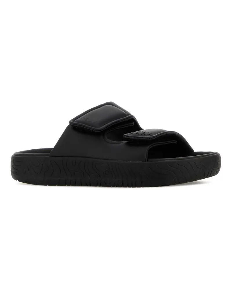 VEJA Women's Black Leather Etna Slippers Fullblack Flat Shoes Fullblack