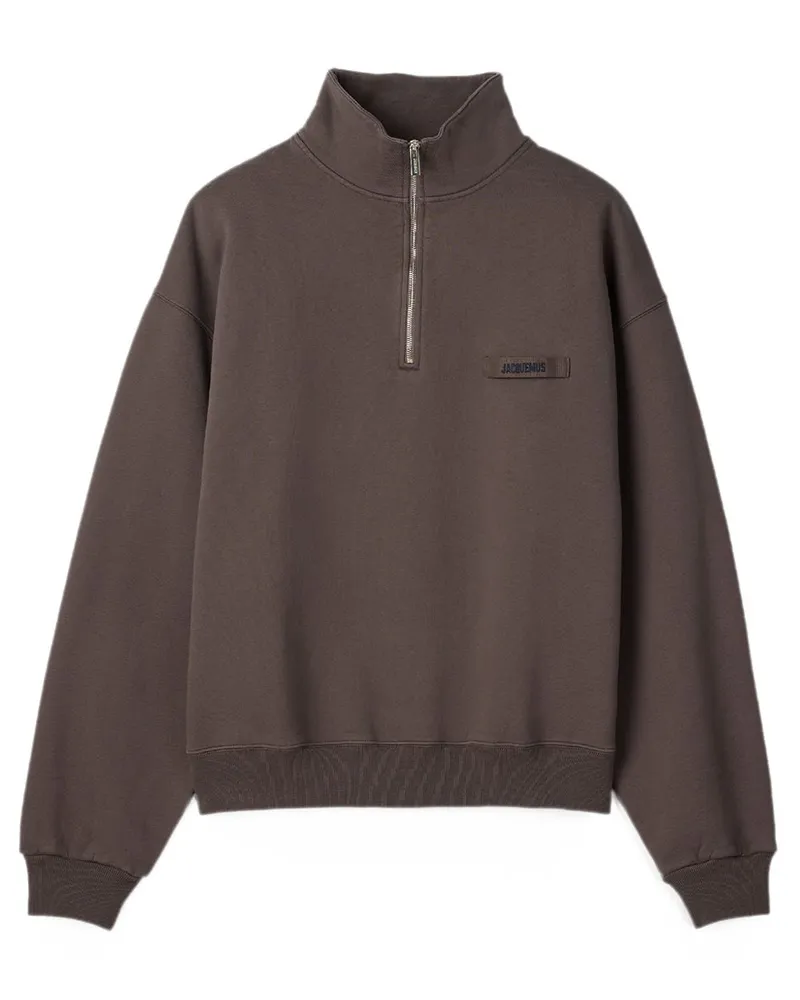 Jacquemus Le Camionneur Sweatshirt — Taupe Taupe