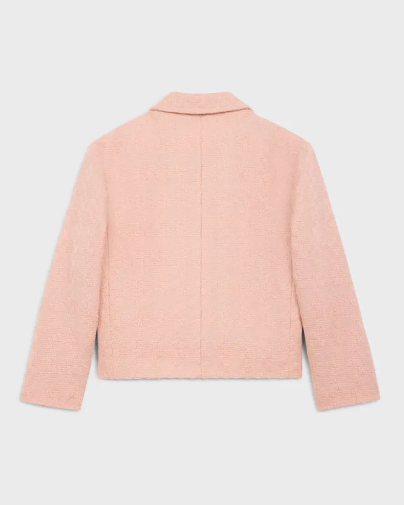 Celine Tweed Blazer — Pink Pink