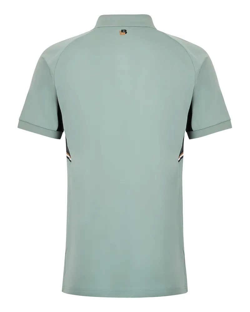 HUGO BOSS Men's Polo Shirt Slim Fit Grey Polyester T-shirts And Polos Gray