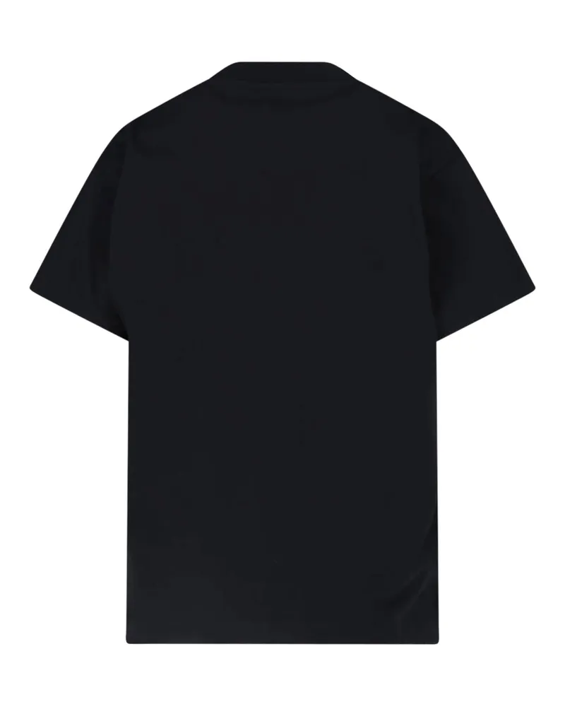 Jil Sander Women's T-Shirts And Polos Black Cotton Black