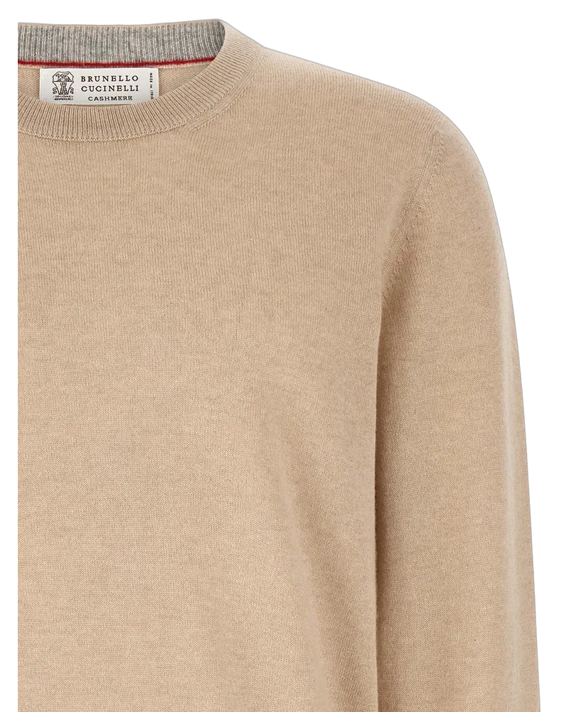 Brunello Cucinelli Men's Beige Cashmere Cardigan Clothing Beige