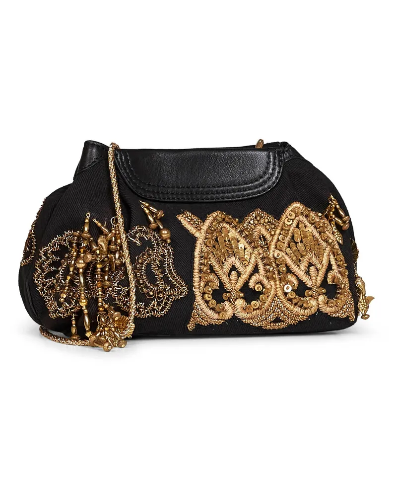 Dries van Noten Clutch — Black Black