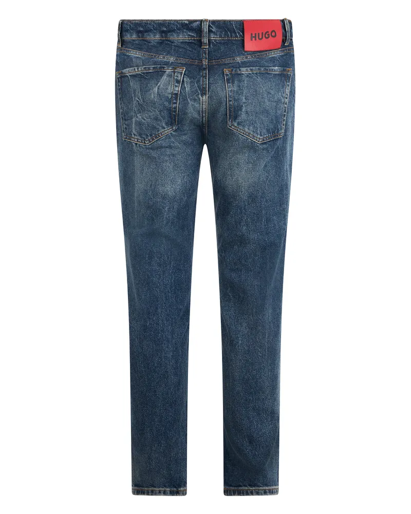 HUGO BOSS Men's Slim Jeans Stretch Denim Blue Cotton Slim-Fit Blue