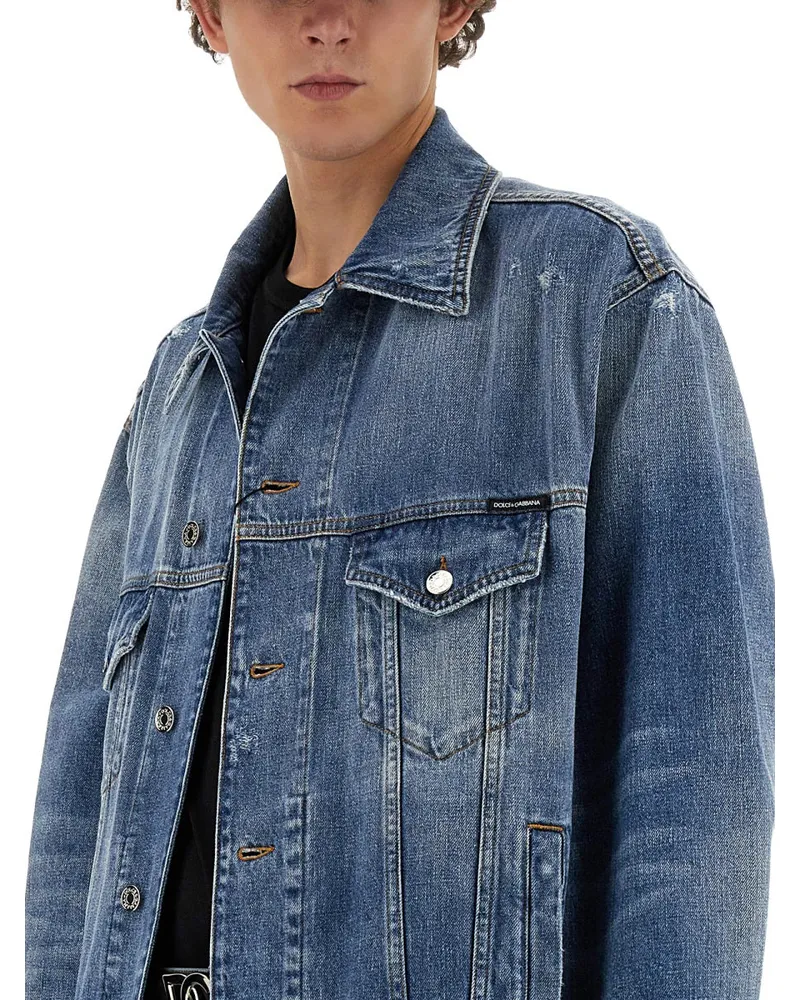 Dolce & Gabbana Denim Cotton Shirt — Denim Denim