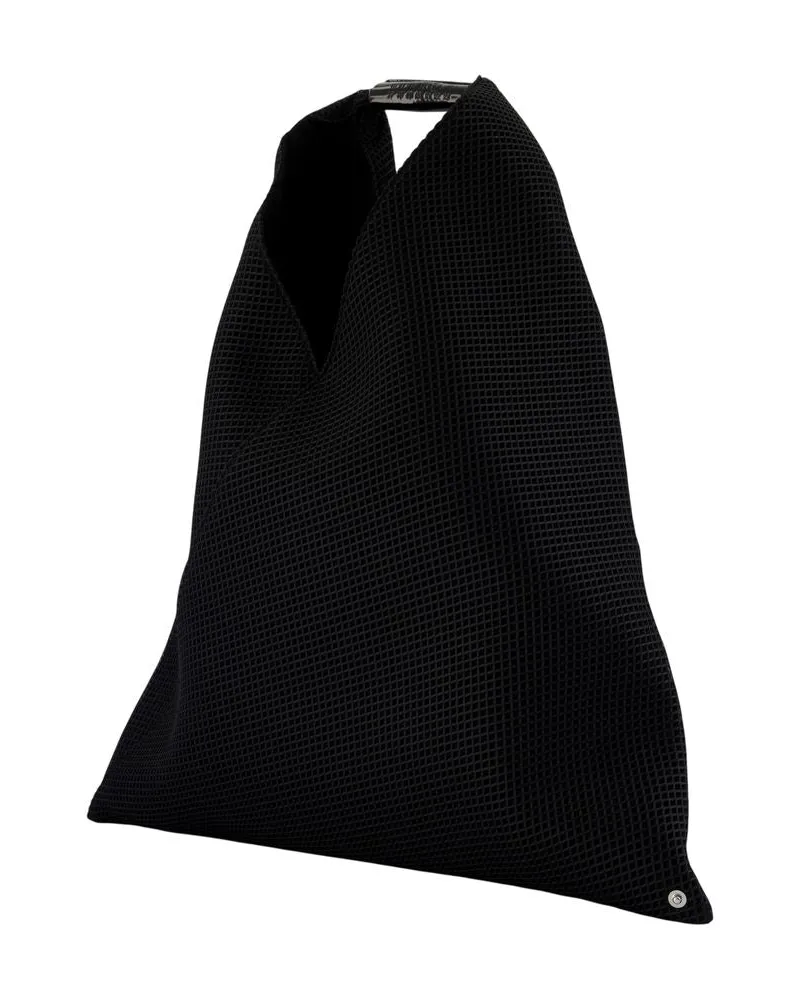Maison Margiela Women's Classic Japanese Shoulder Bag -  Polyester Black Plastic Shoulder-Hobo-Bags Black