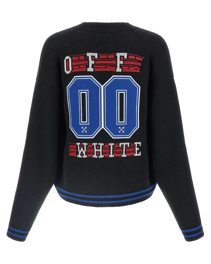 OFF-WHITE Glide Diag Cardigan — Black Black