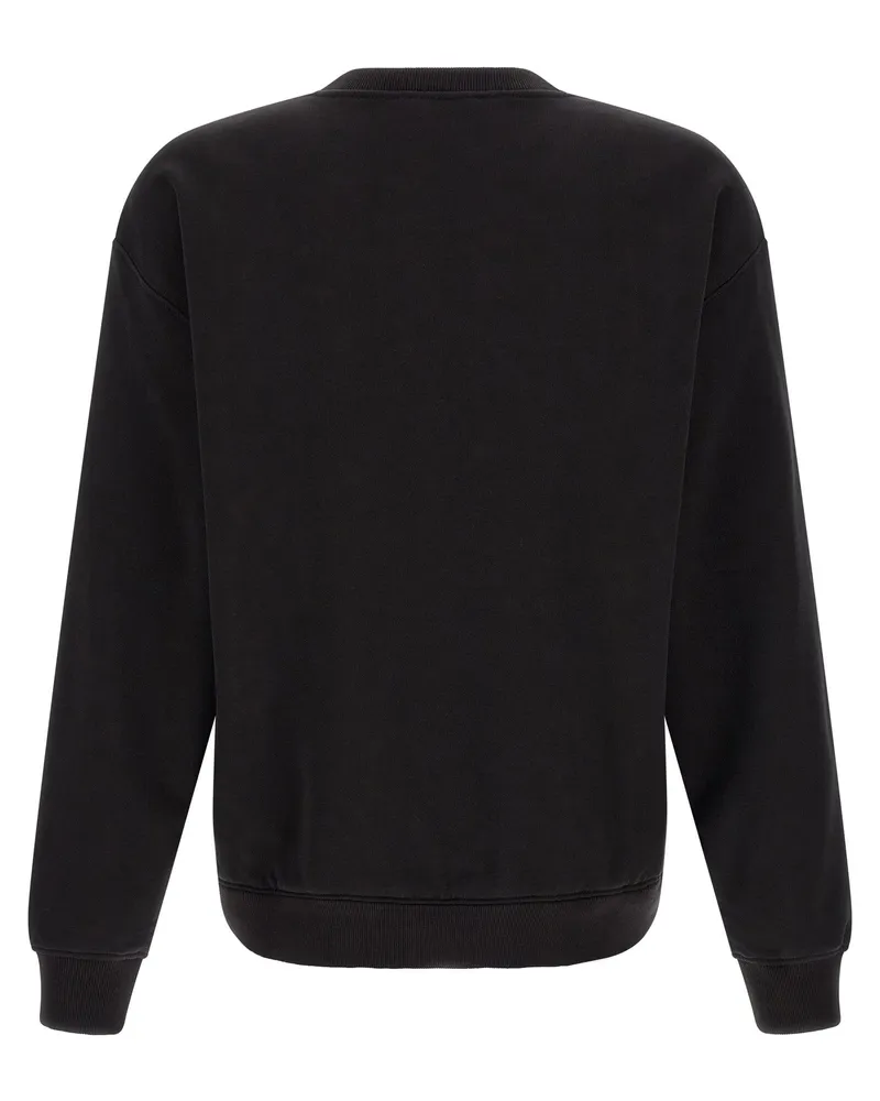 Dolce & Gabbana Logo-Embroidered Sweatshirt — Black Black