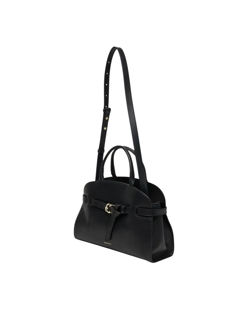 Coccinelle Leather Top Handle Bag — Black Black