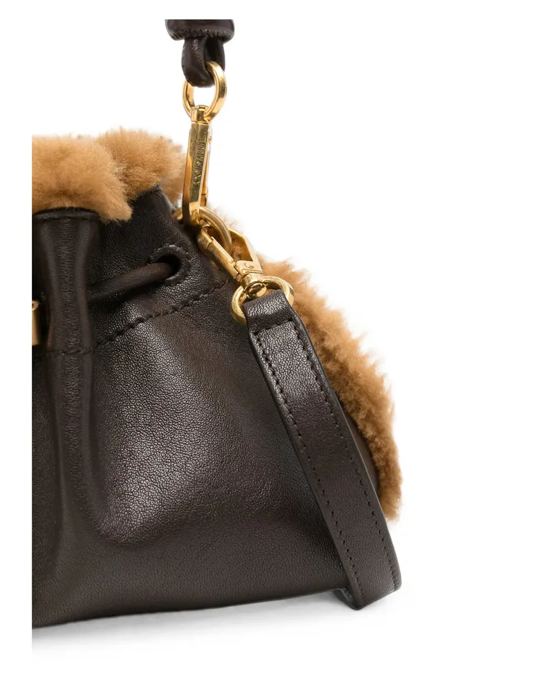 Jimmy Choo Cinch Shoulder Bag — Brown Brown
