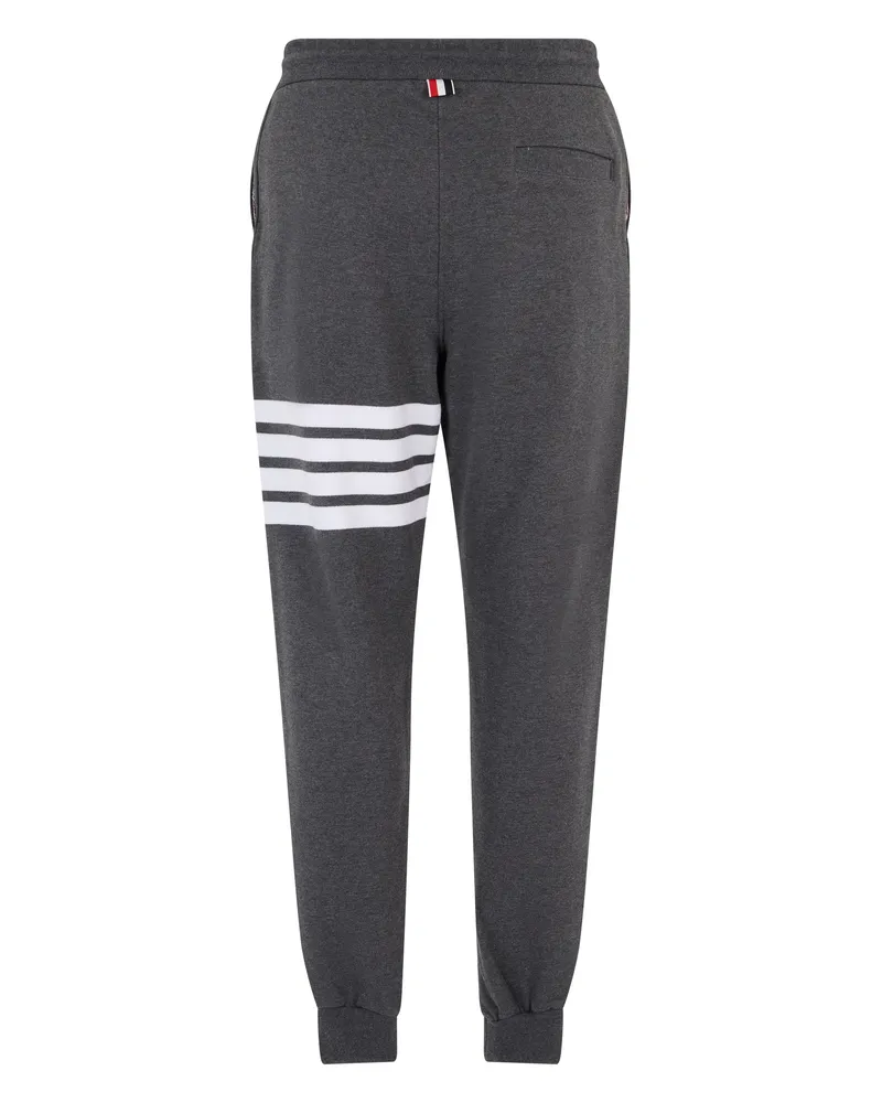 Thom Browne Men's Track Pants Grey Cotton Gray