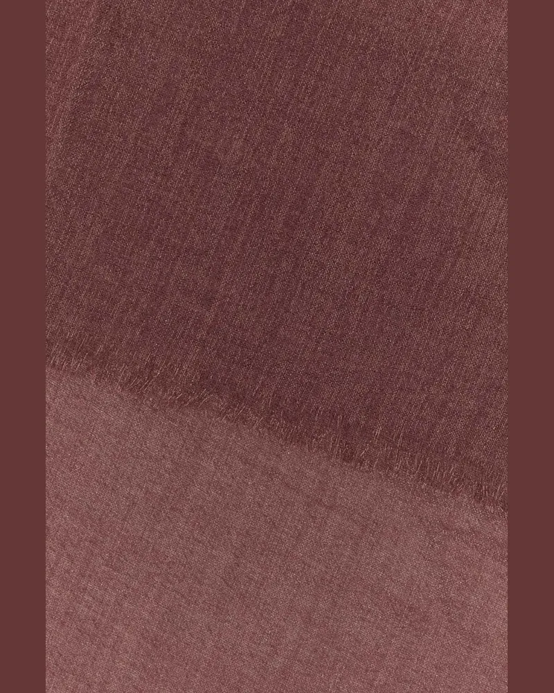 Brunello Cucinelli Wool-Silk-Cashmere Scarf — Brown Brown