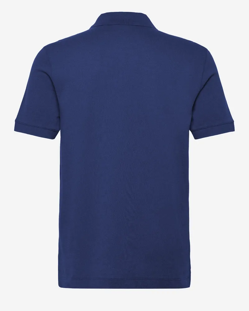 HUGO BOSS Cotton Polo Shirt — Blue Blue