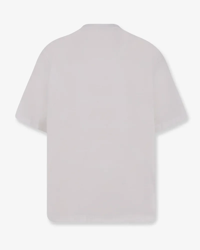 Hevò Men's T-Shirt Mulino Cotton White T-Shirts And Polos White