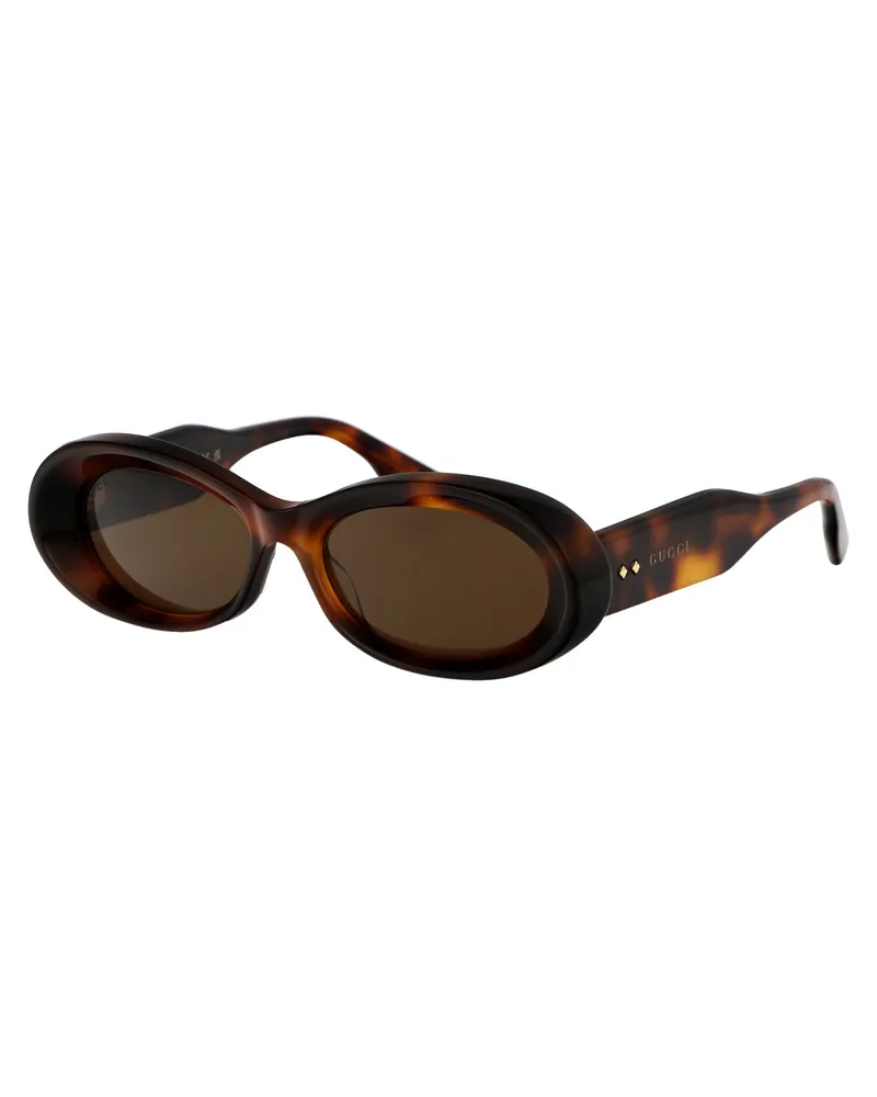 Gucci Women's Sunglasses Gg1527s Havana Acetate Havana-Havana-Brown Havana/havana/brown Brown