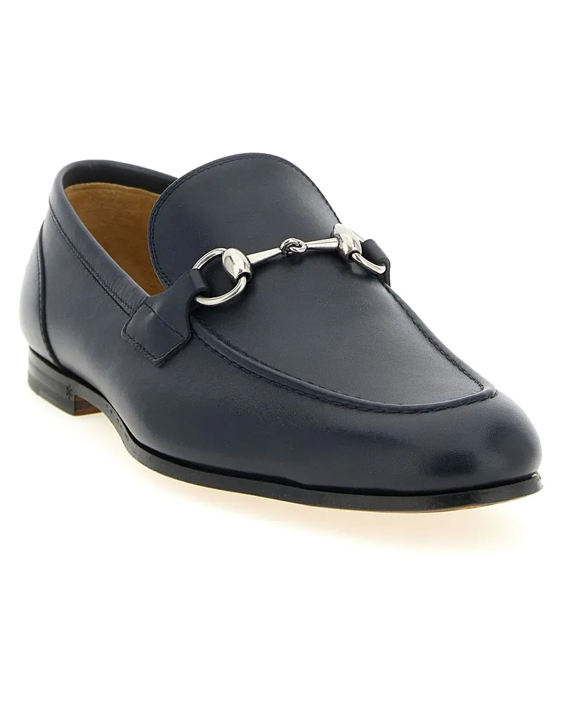 Gucci Leather Loafer — Navy Navy