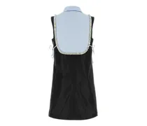 Women's Black Taffeta Mini Dress Nero Abiti