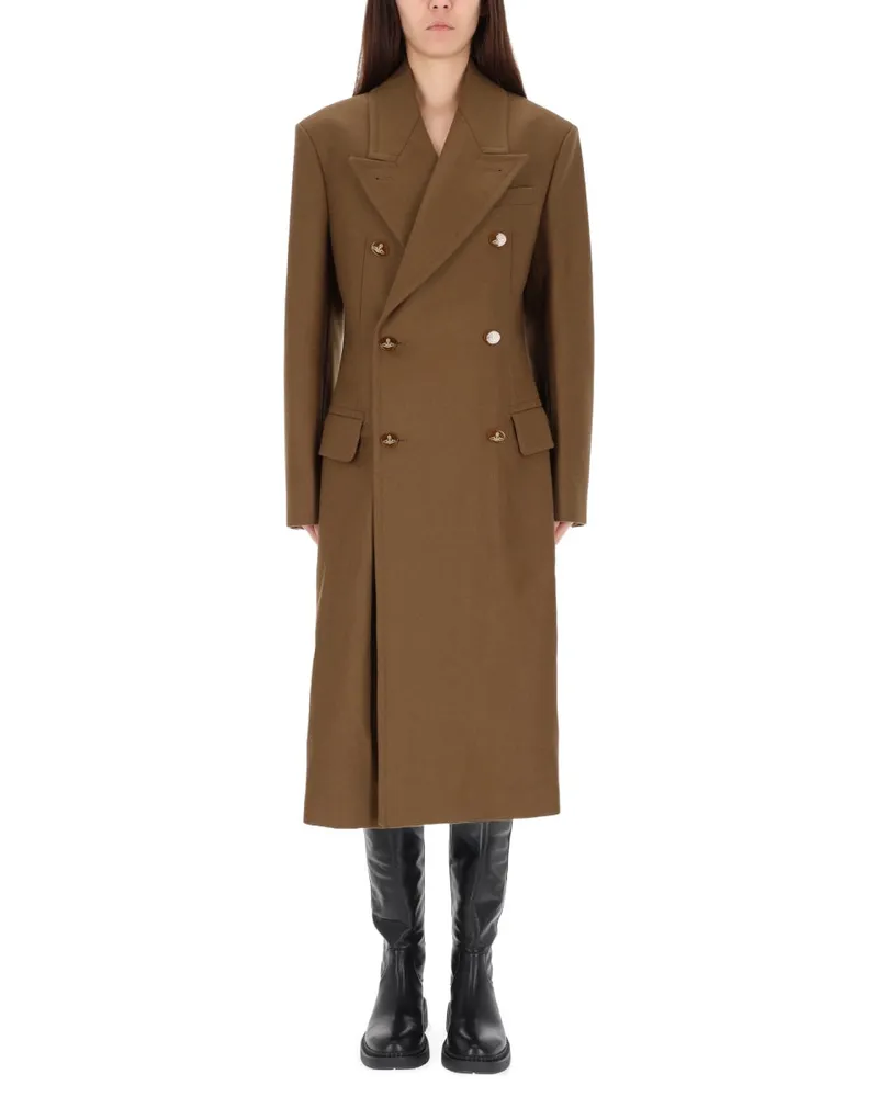 Vivienne Westwood Winston Trench Coat — Beige Beige