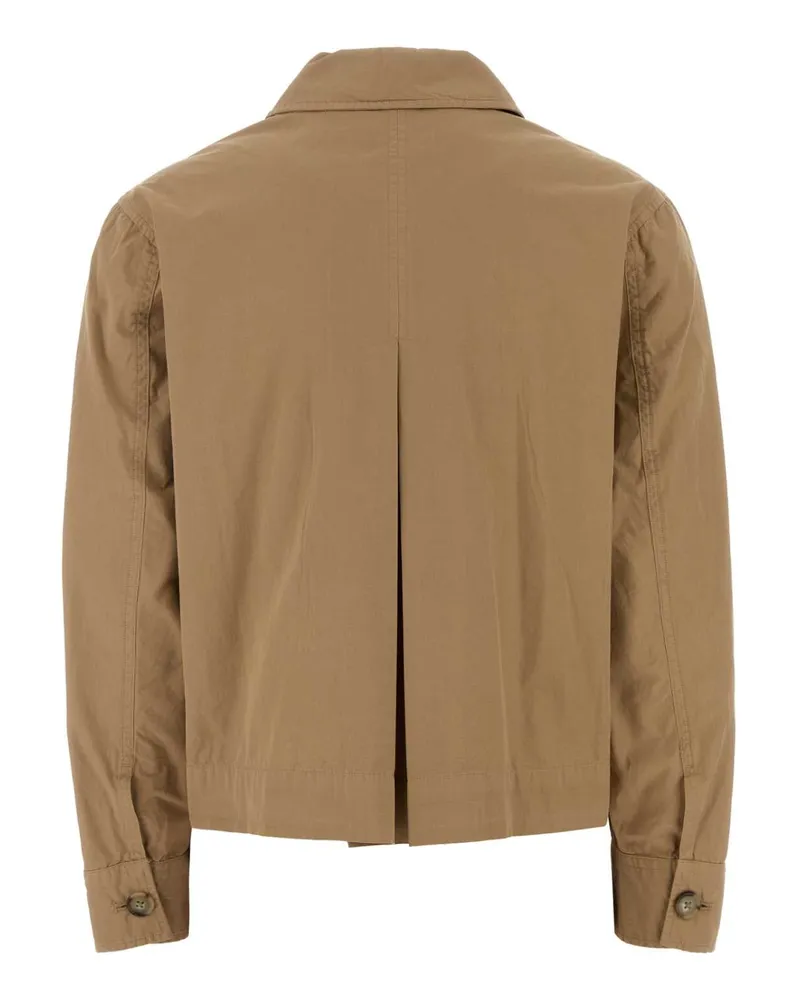 Woolrich Women's Cotton Casual Overshirt Beige Jacket Beige