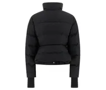 Quilted Goose Down Down Jacket — Black