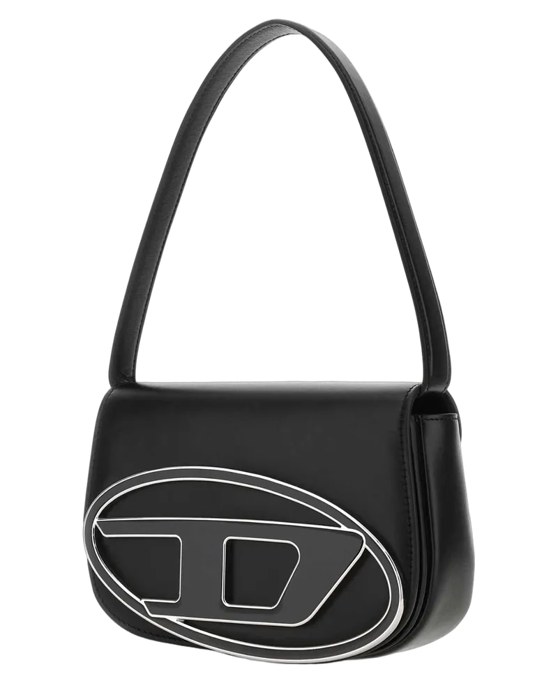 Diesel Women's Black Leather 1dr Shoulder Bag T8013 Borse A Tracolla Black