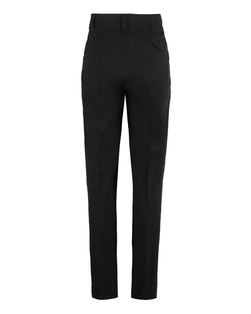 Bottega Veneta Men's Trousers Viscose And Silk Fondant Polyester Black