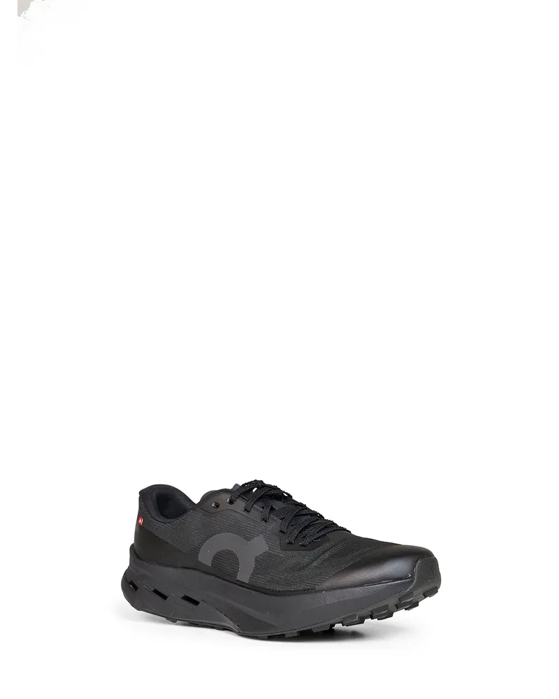 ON Men's Sneakers Cloudultra Peak Black Polyurethane Trainers Black
