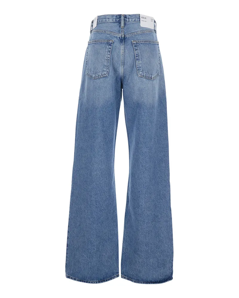 AGOLDE Women's Loose Jeans Light Blue Cotton Blue