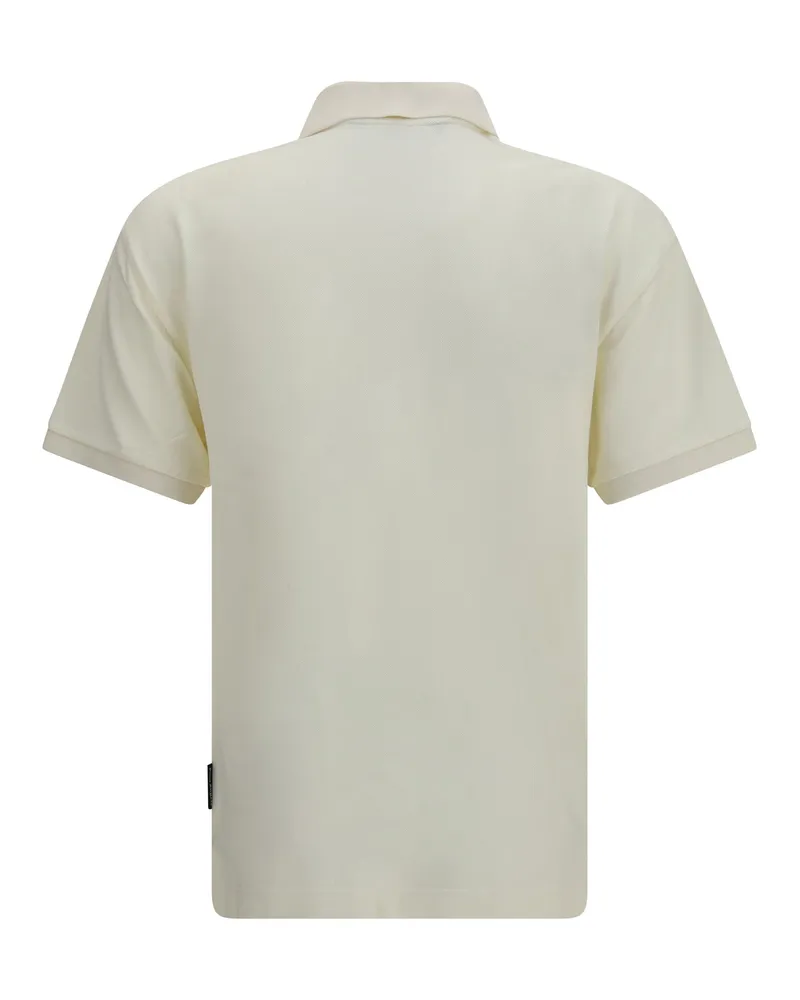Palm Angels Embroidered Logo Polo — Beige Beige