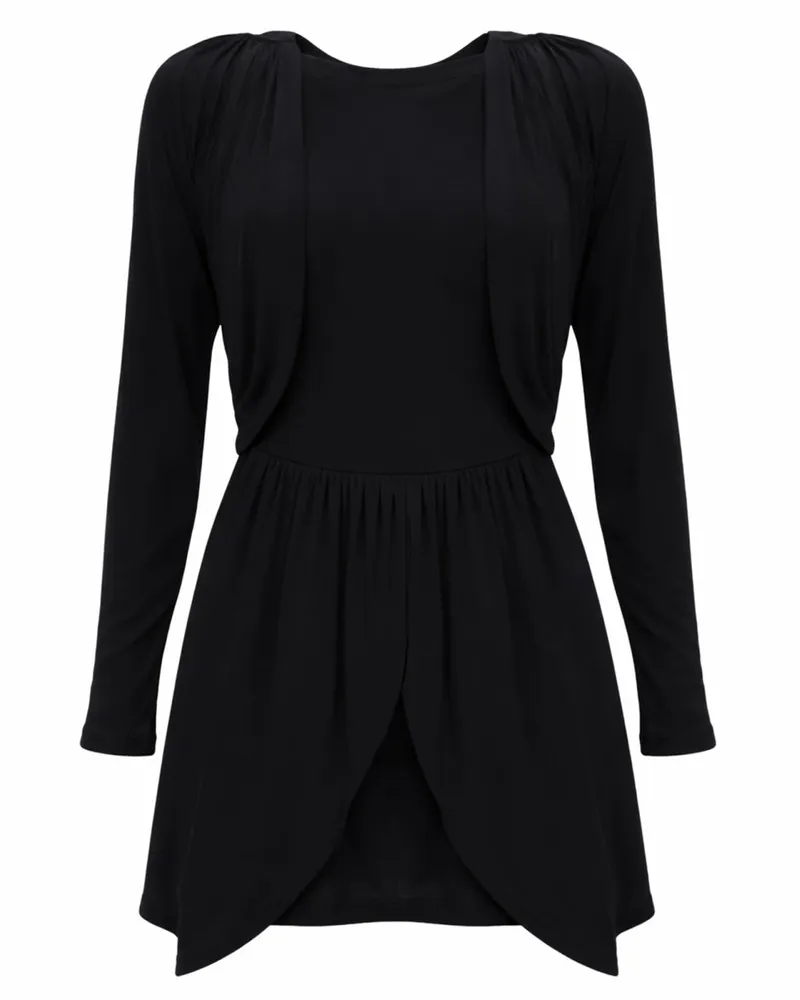 Isabel Marant Viscose Mini Dress — Black Black