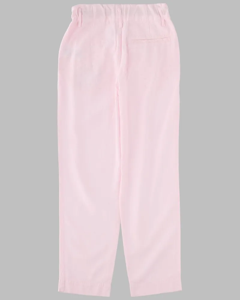 Bellerose Two-Button Lyocell-Cotton Trousers — Pink Pink
