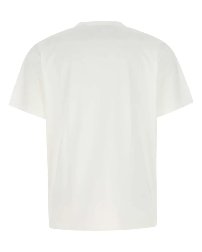 Burberry Men's White Cotton T-Shirt A1464 White