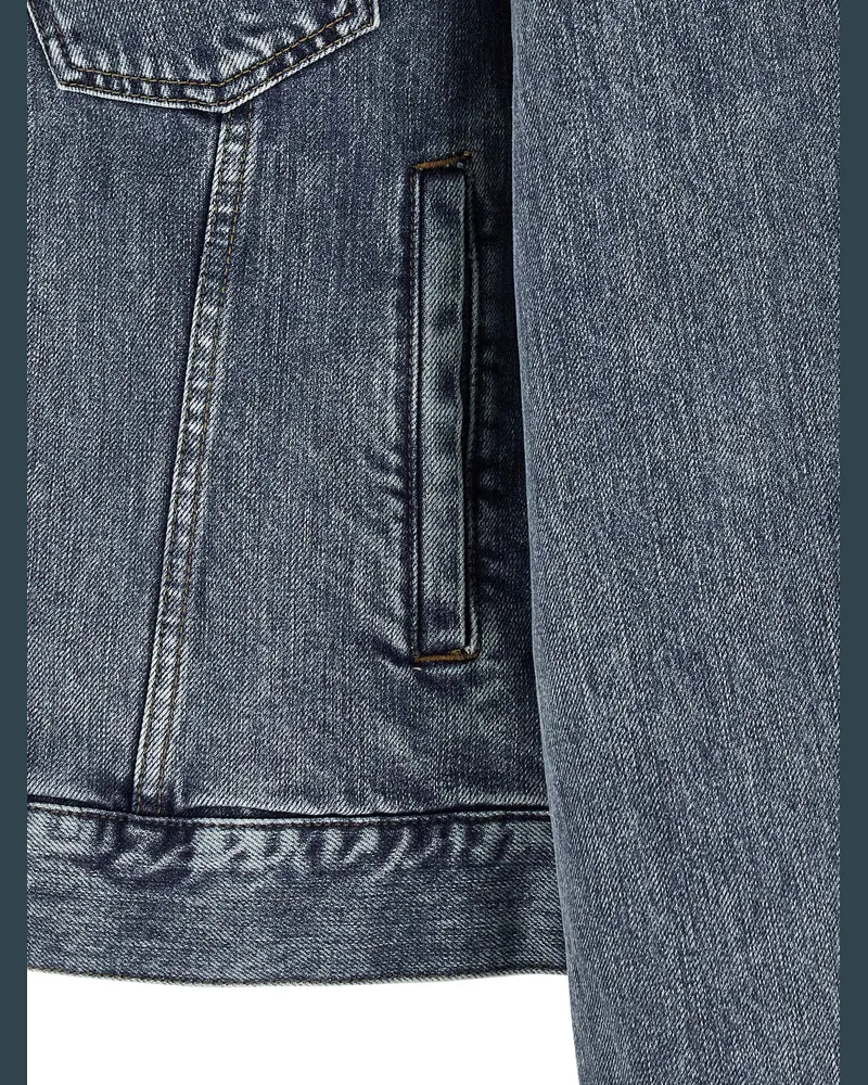 J.W.Anderson Denim with Corduroy Collar Jacket — Blue Blue