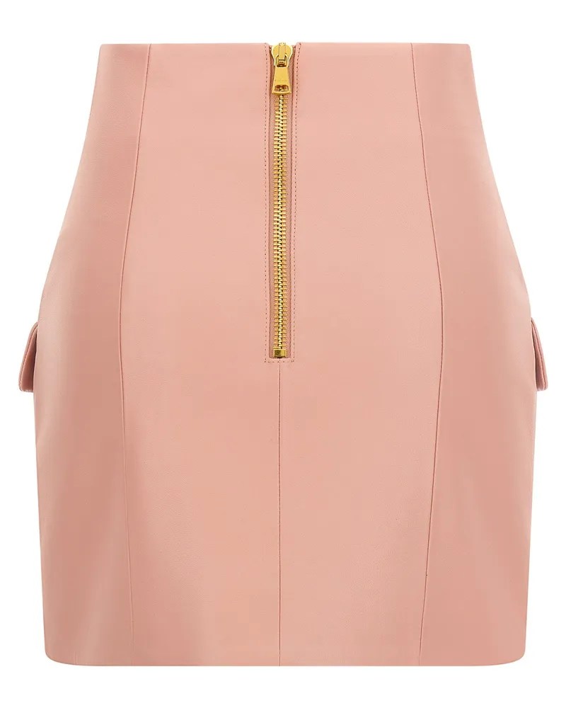 Balmain Testa Di Leone Skirt — pink Pink
