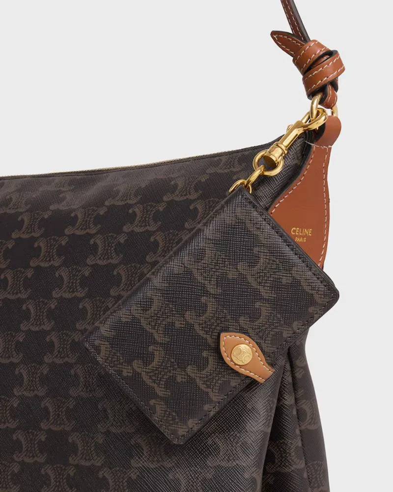 Celine Book Key Case — Black Black