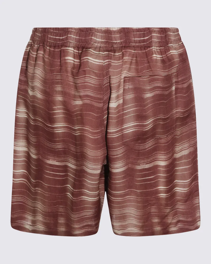 Marni Men's Shorts Cacao _ramie Brown