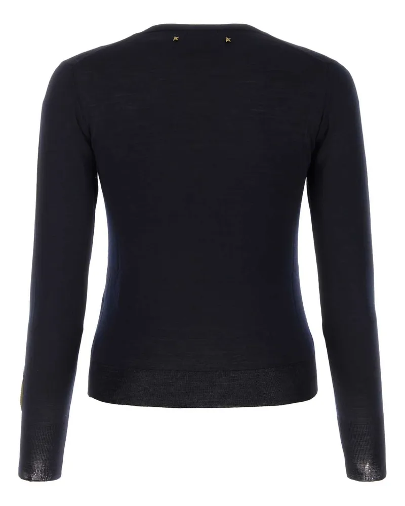 Golden Goose Women Black Wool Sweater 50501 Virgin Maglieria Black