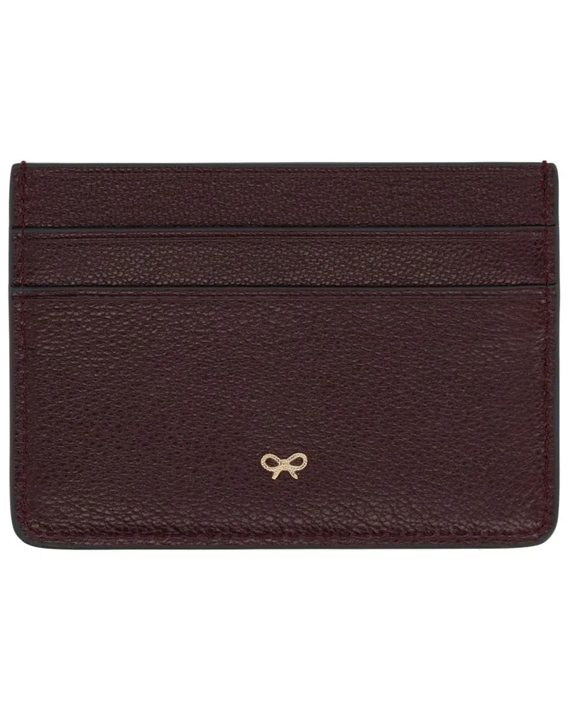 Anya Hindmarch Peeping Eyes Card Holder — Brown Brown