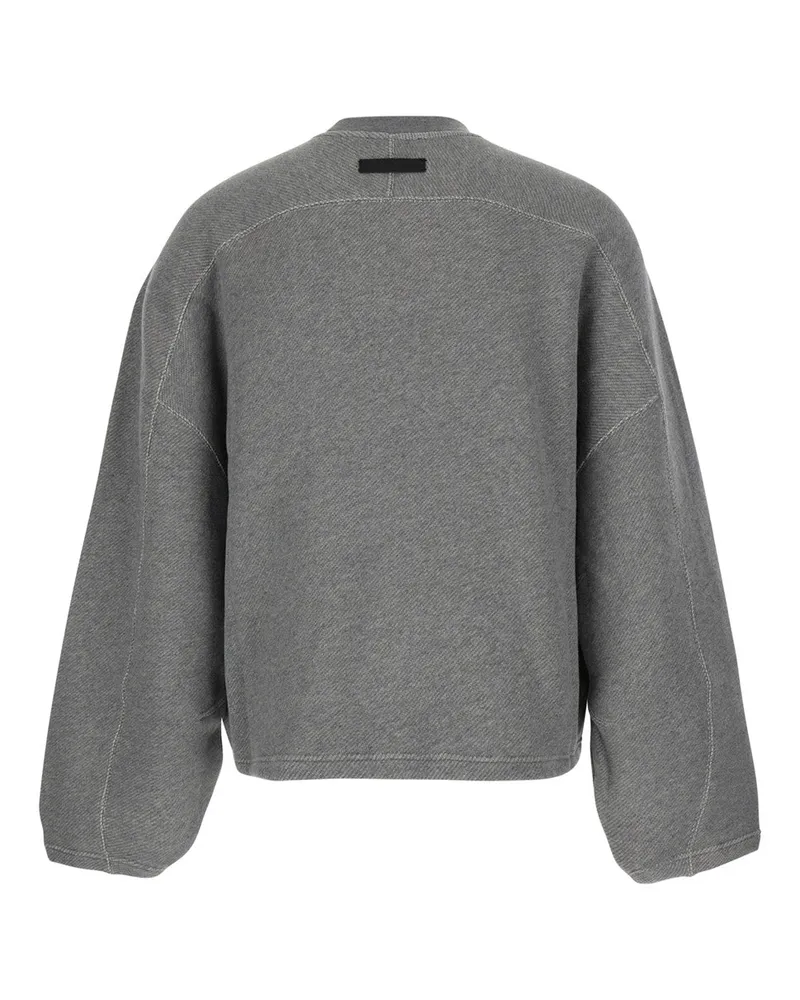 REPRESENT Heavyweight Cotton Sweater — Gray Gray