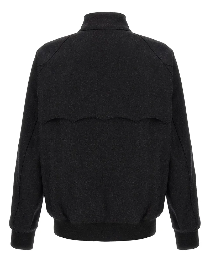 Baracuta G9 Melton Jacket — Anthracite Anthracite