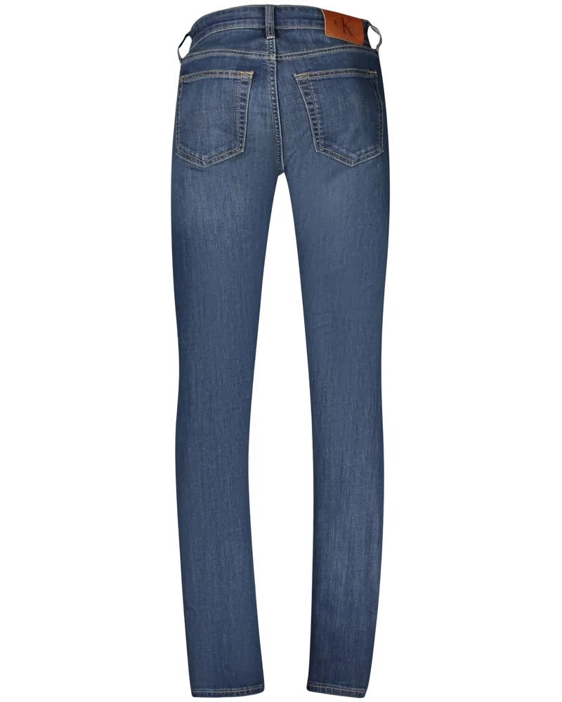Calvin Klein Slim-Taper Cotton Jeans — Blue Blue