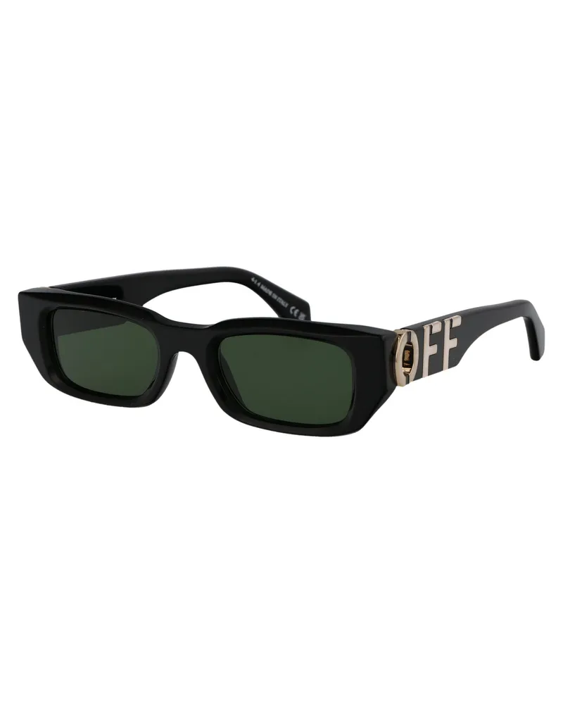 OFF-WHITE Unisex Sunglasses Fillmore 1055 Black-Green Acetate Black/green Black