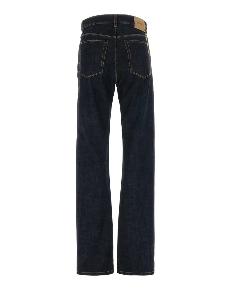 Fendi Slim Jeans — Navy Navy